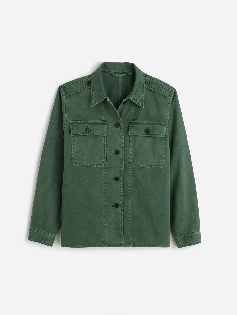 NWOT Madewell Easy Utility Shirt Jacket in Green